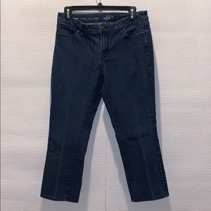 Curvy Kick Crop LOFT Petite Jeans